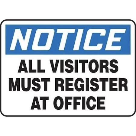 Accuform OSHA NOTICE SAFETY SIGN ALL MADC814XT MADC814XT